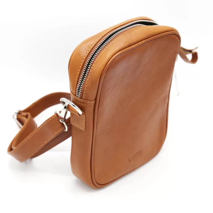 Best Sale LUMI North-South Crossbody Cognac