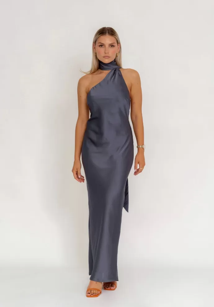 GUAJA. Ocean Gown Grey/Blue