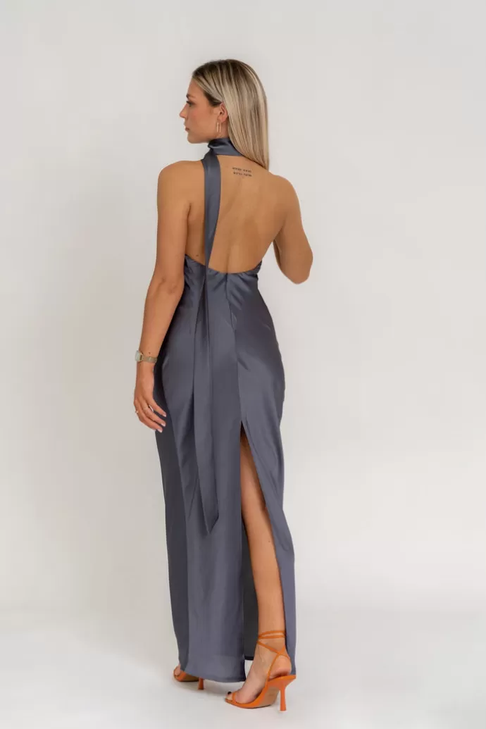 GUAJA. Ocean Gown Grey/Blue