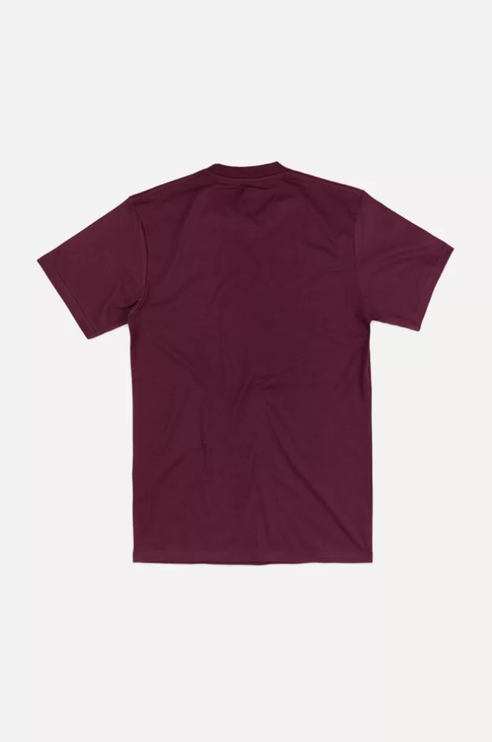 Cheap Trendsplant Orgaaninen Essential T-Paita Burgundi