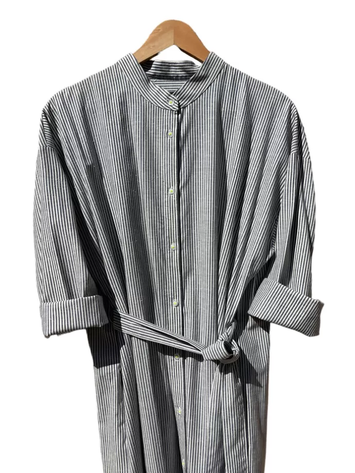 Cecilia Sörensen Oval Shirt Dress Striped Cotton