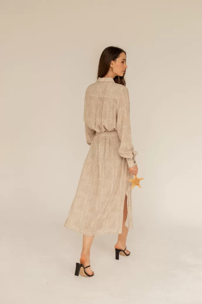 Enteliér Paitamekko Maxi Beige Printti