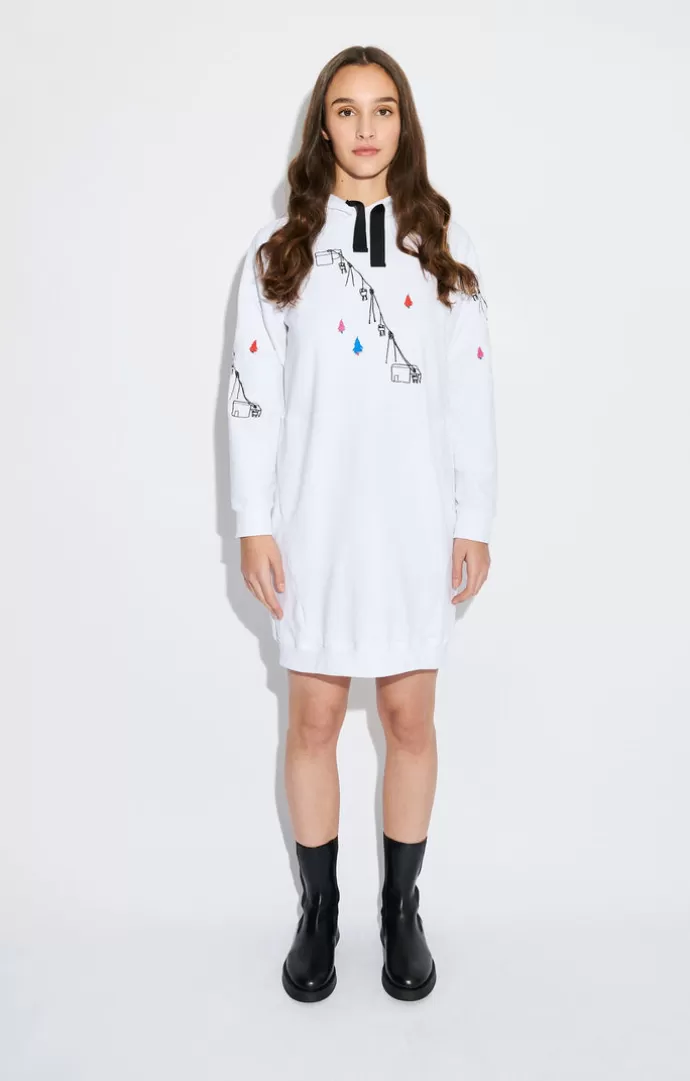 TOMCSANYI Parad Hooded Sweatshirt Dress Ski Lift