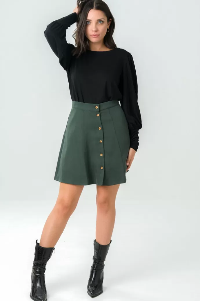 Avani Parrotia Skirt Green