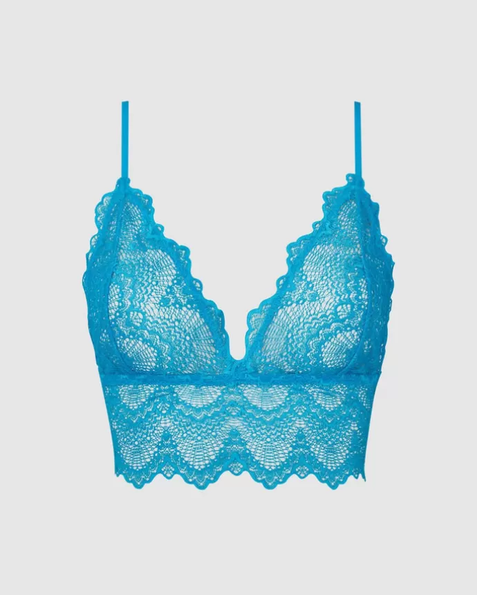 Flash Sale UNDERSTATEMENT Pitsinen Bralette Toppi Sahkonsininen