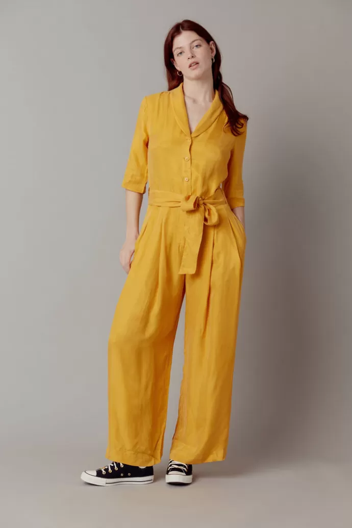 Best Sale KOMODO Planet Cupro Jumpsuit Amber