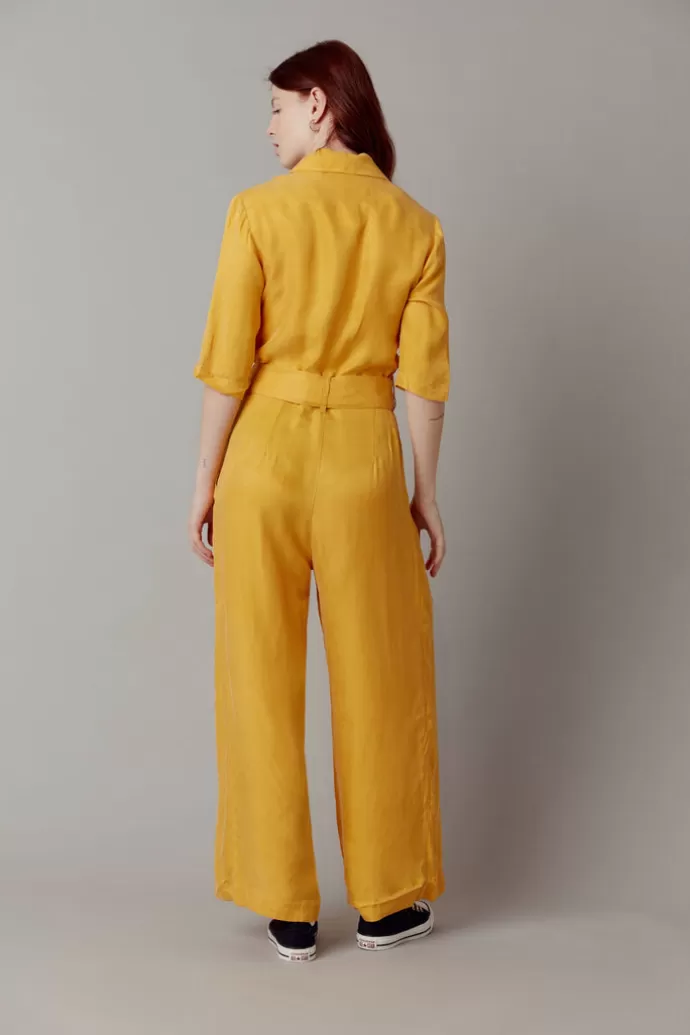 Best Sale KOMODO Planet Cupro Jumpsuit Amber