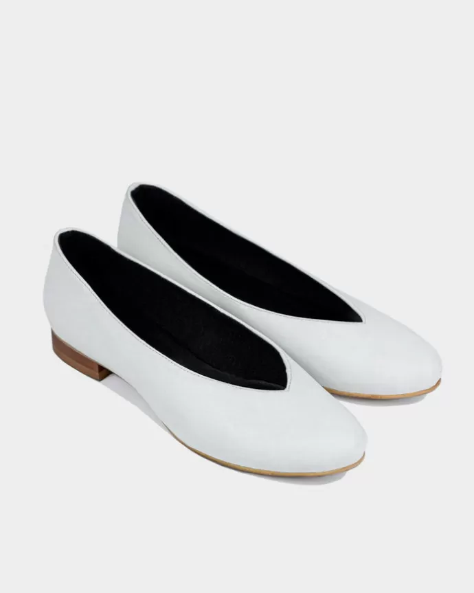 Store BOHEMA Pumps Nopal Ballerinas Cactus Leather White