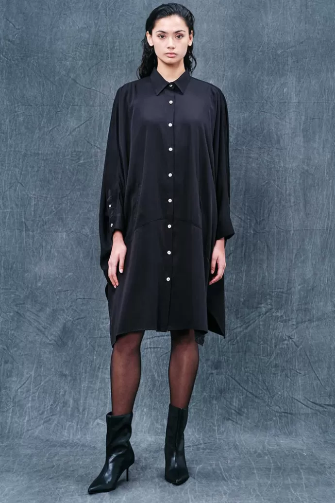 Haris Cotton Pure Viscose Long Shirt With Buttons