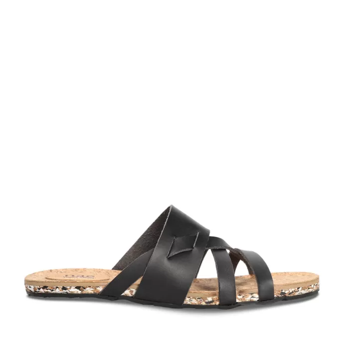 Cheap NAE Vegan Shoes Quince Vegaani Criss-Cross Sandaalit Musta