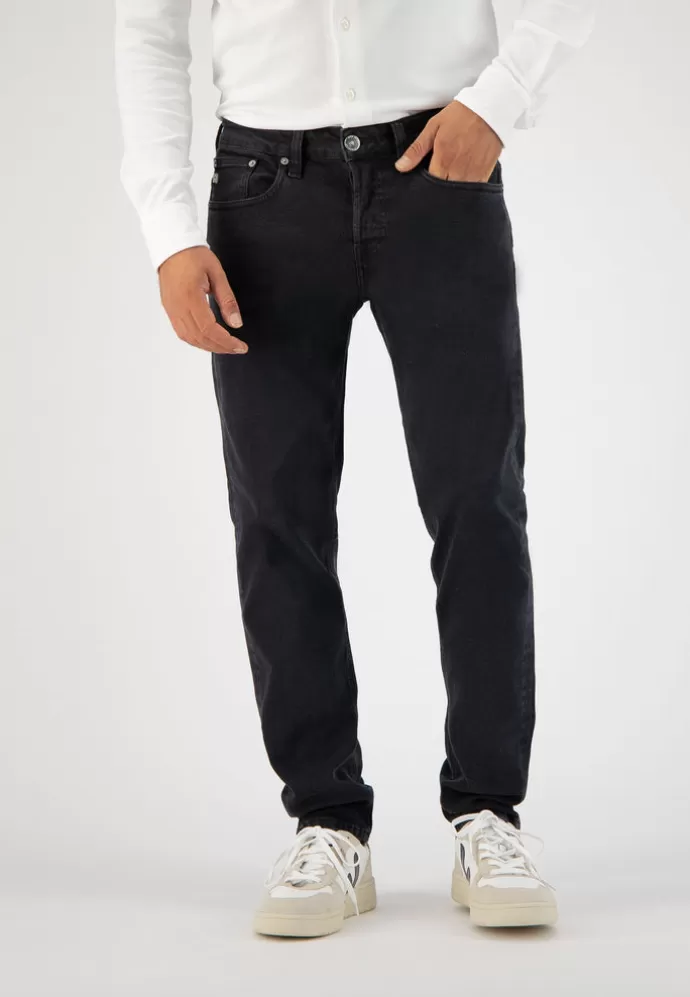 New MUD Jeans Regular Dunn Stretch Farkut Stone Black