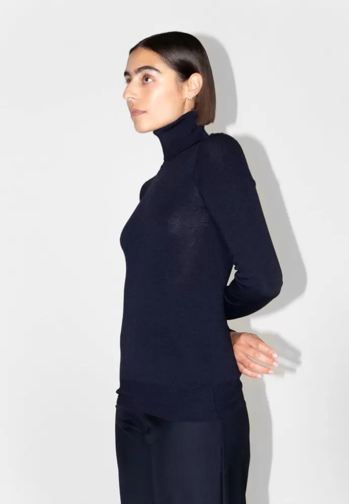 Store Rhea Merino Poolopaita Navy