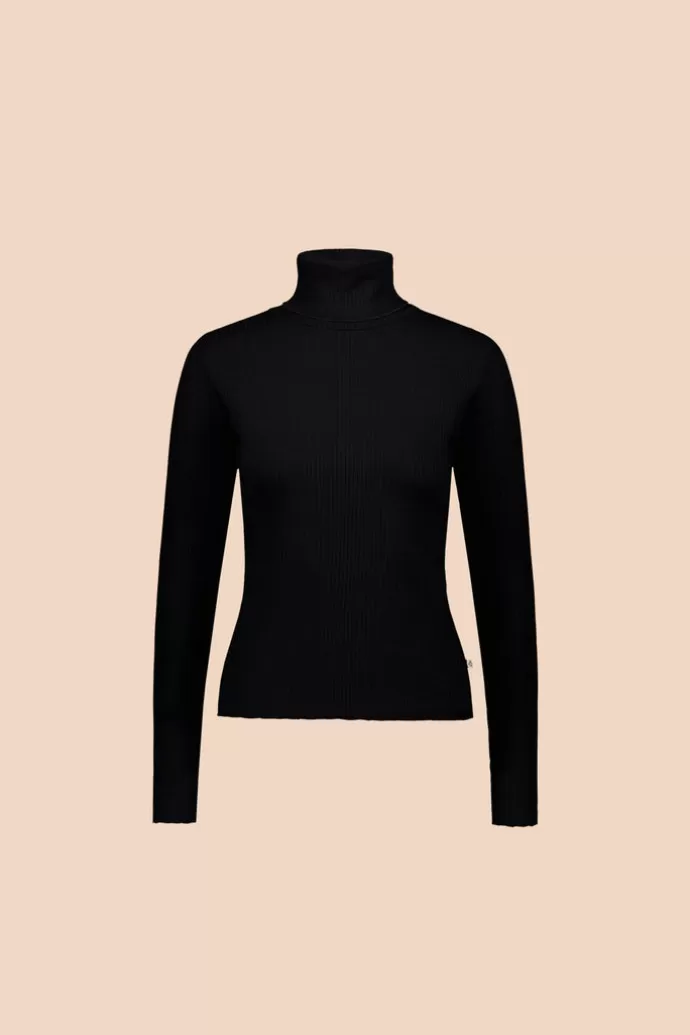 Fashion KAIKO Rib Rollneck Musta