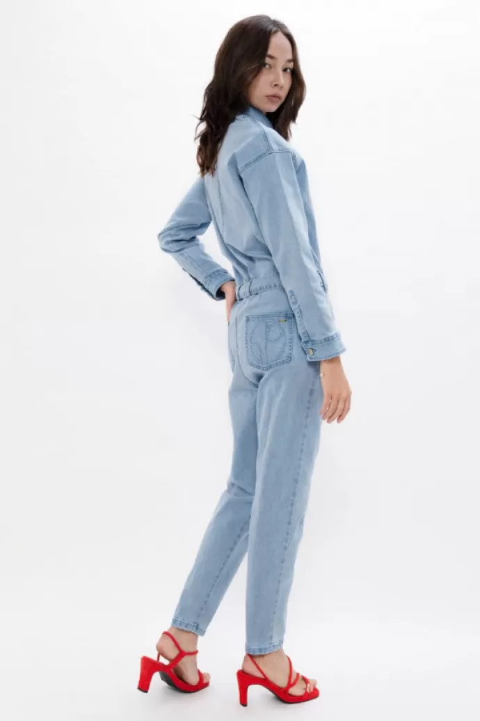 Shop 1 People San Francisco Sfo Denim Boilersuit Sky