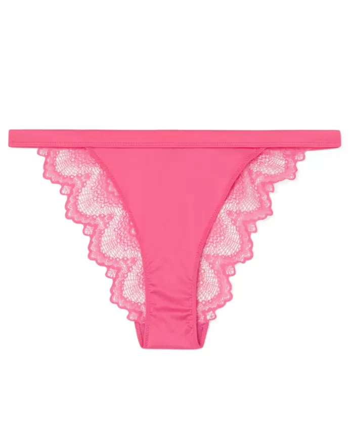 Shop UNDERSTATEMENT Satiini-Pitsi Bikinitangat Bubblegum Pinkki