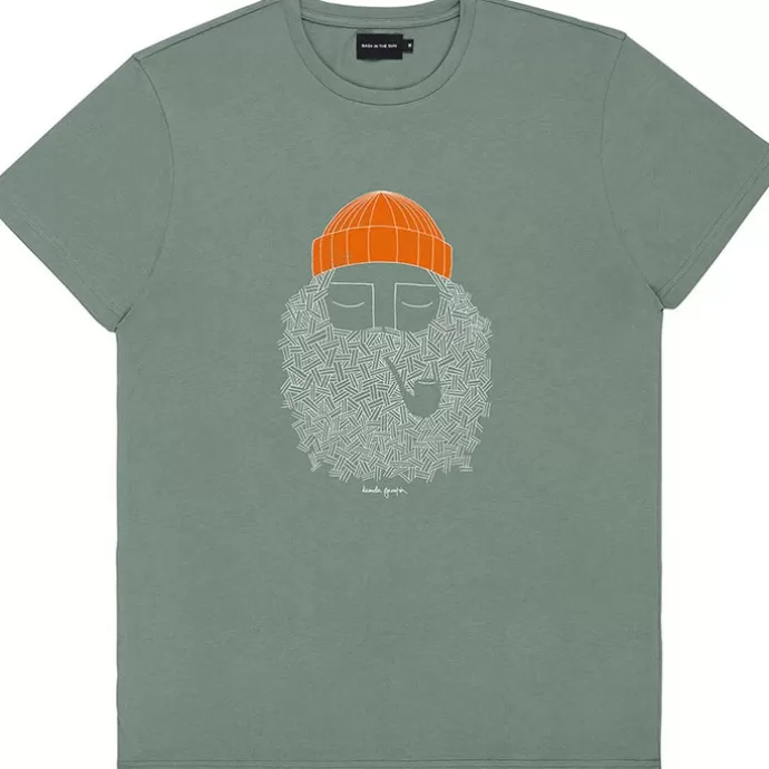 Clearance Bask in the Sun Seaweed Smoking Pipe Tee