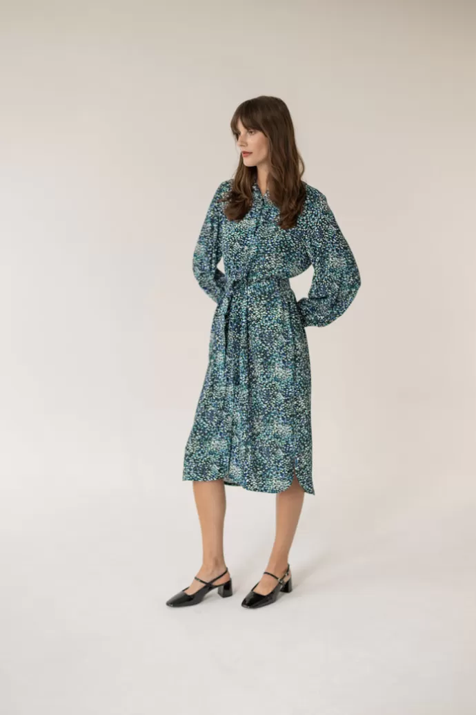 Enteliér Shirt Dress Midi Small Print