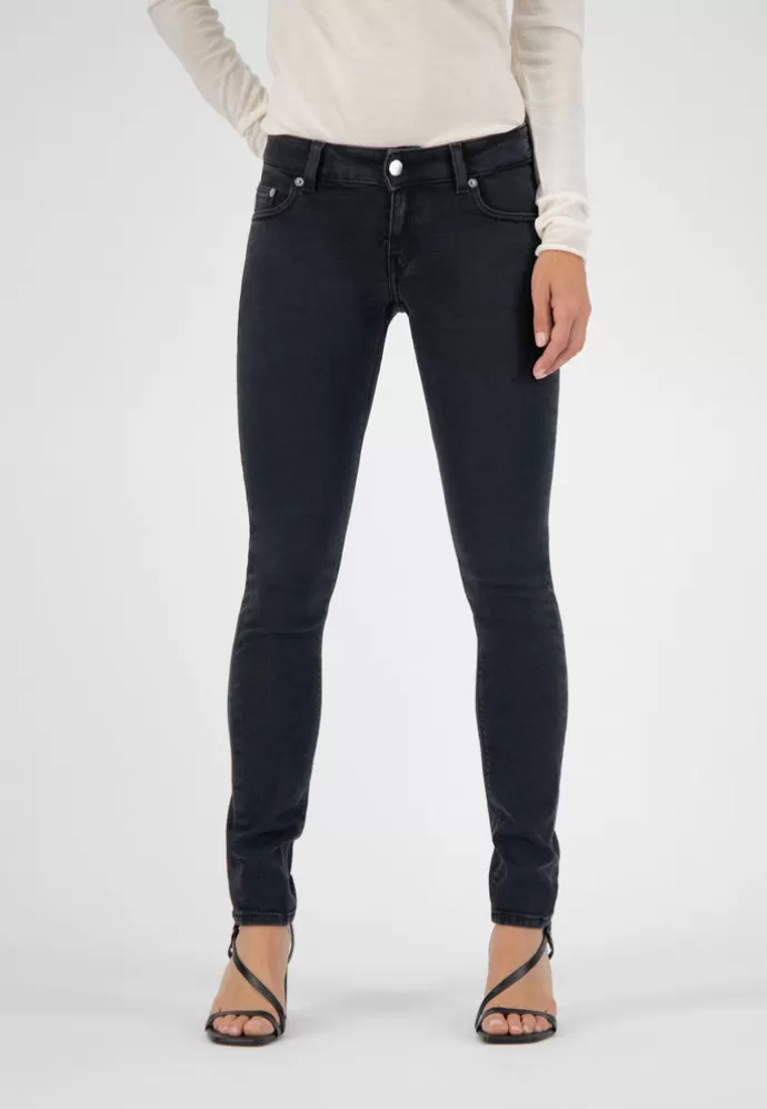 MUD Jeans Skinny Lilly Farkut Stone Black