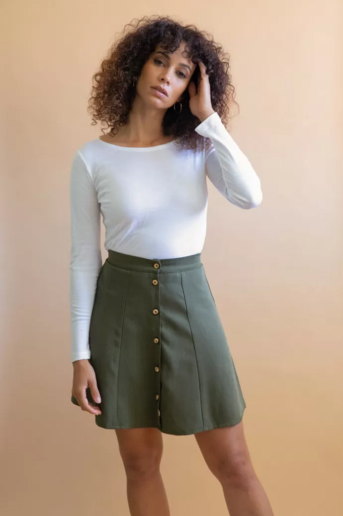 Avani Skirt Parrotia Khaki