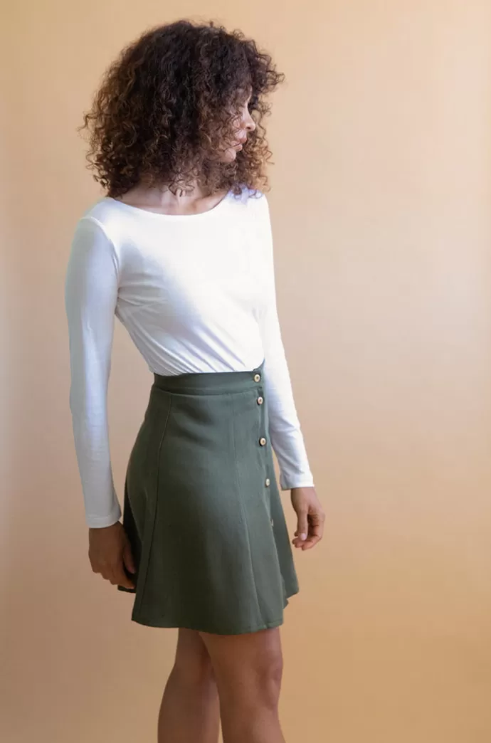 Avani Skirt Parrotia Khaki