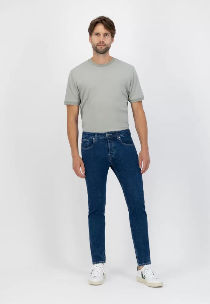 Best Sale MUD Jeans Slimmer Rick Farkut Stone Indigo