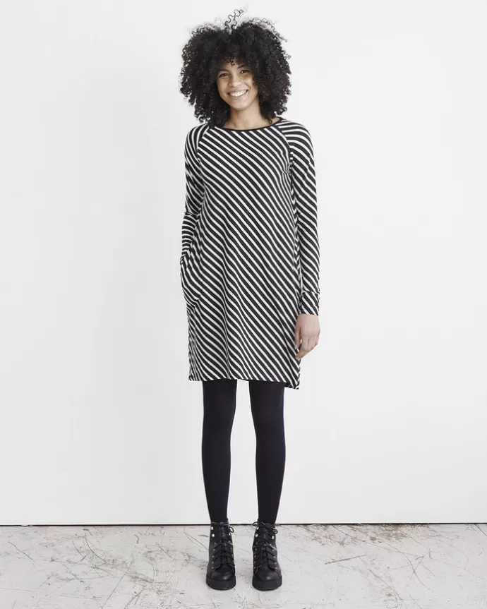 Papu Stripe Tunic Black/Sand