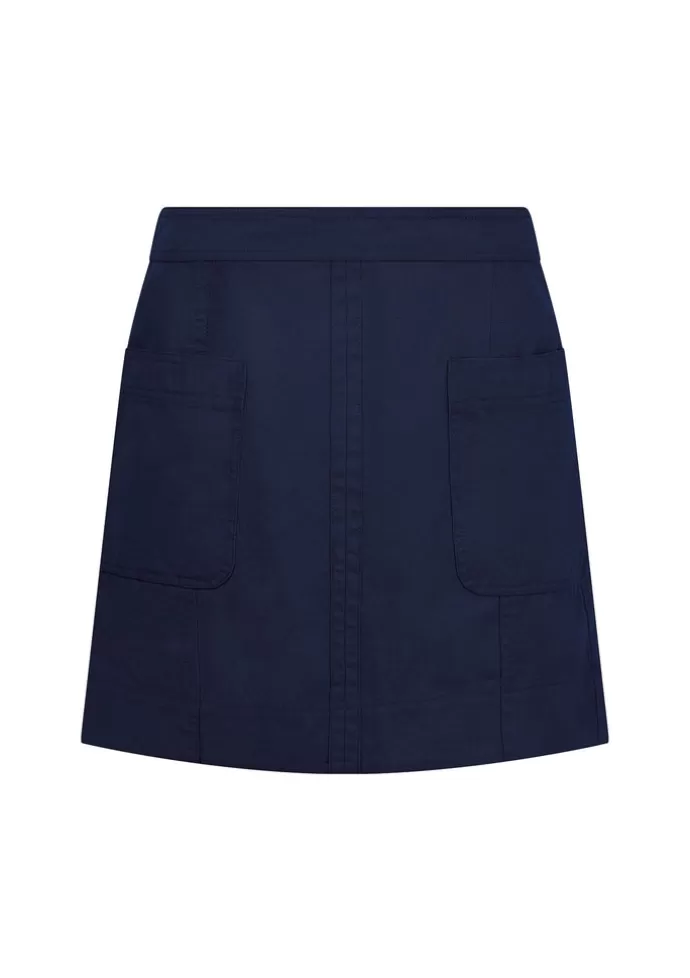 KOMODO Suki Organic Cotton Mini Skirt Dark Navy