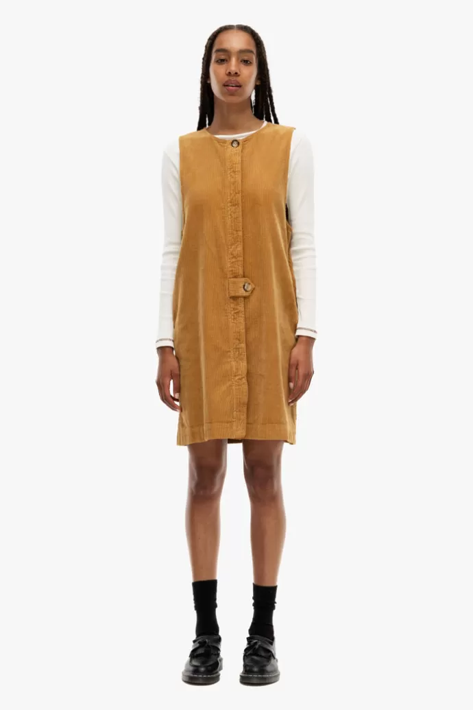 Our Sister Sun Corduroy Dress Camel