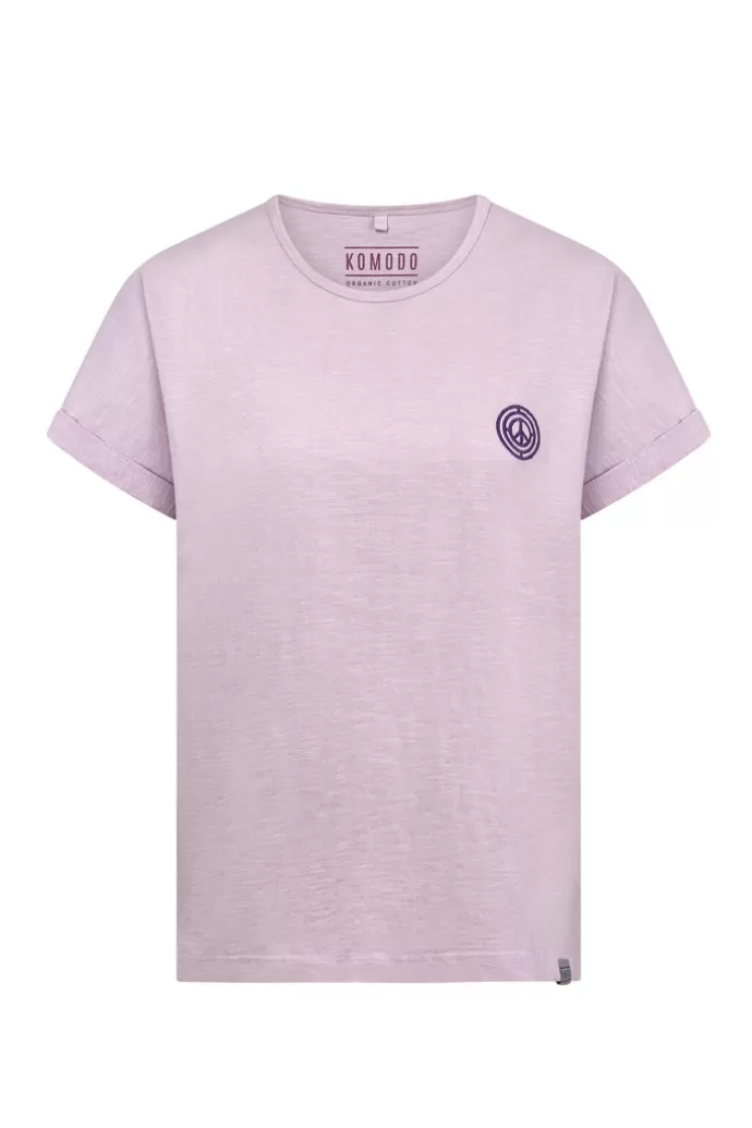 KOMODO Sunrise Tee Organic Cotton Lavender Pink