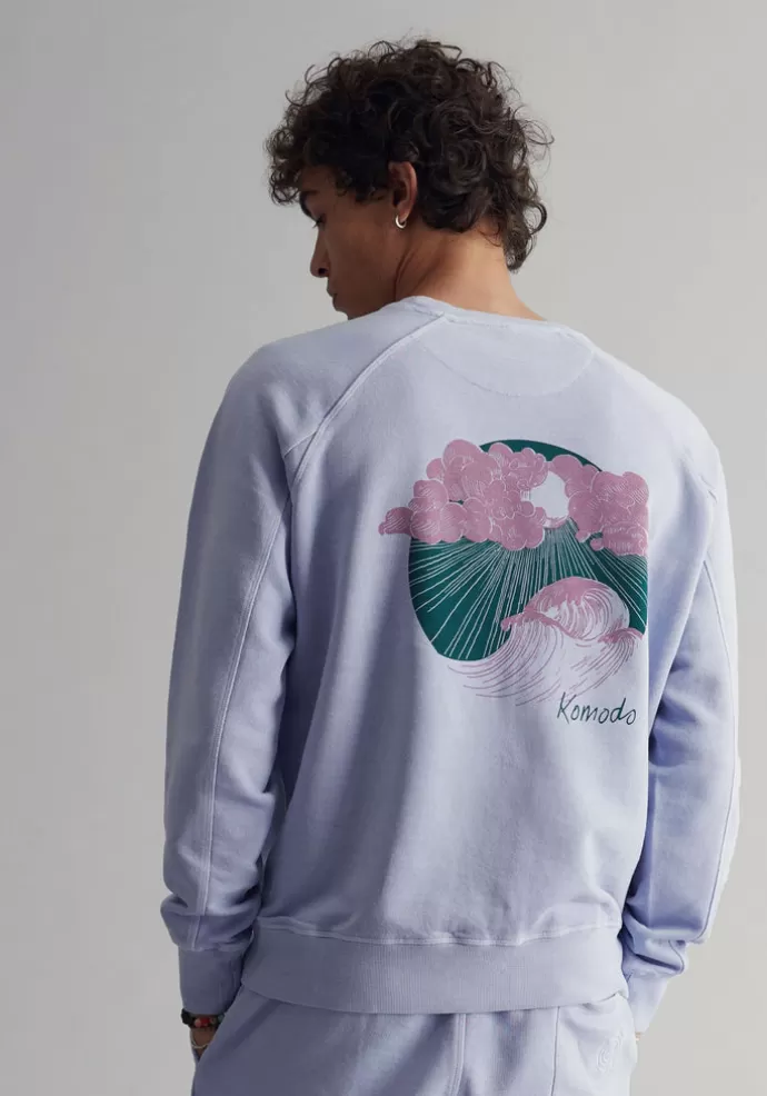 Store KOMODO Surf Sweatshirt Organic Cotton Lavender