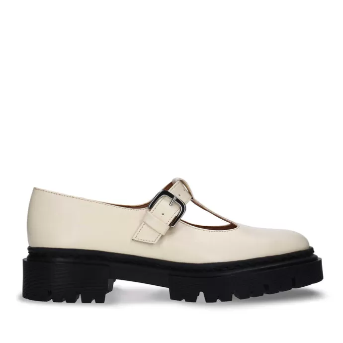 Shop NAE Vegan Shoes Teresa Valkoinen Vegaani Mary Jane Solki