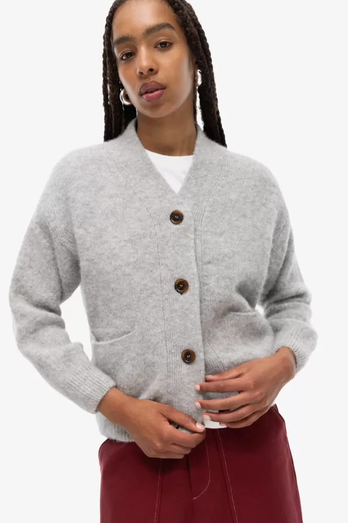 Our Sister The Dolphin Cardigan Grey