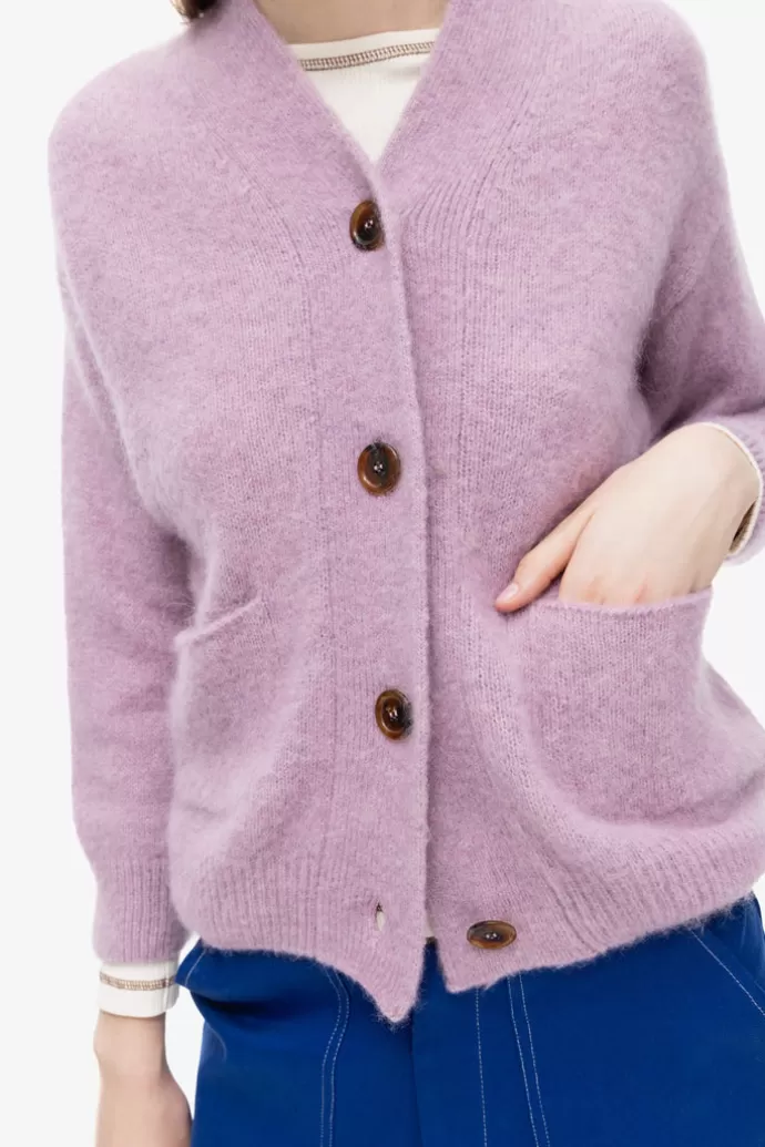 Our Sister The Dolphin Cardigan Lilac