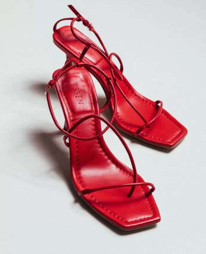 Flash Sale ESSEN The Strappy Sandal Red