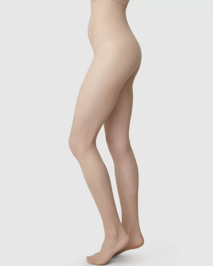 Sale Swedish Stockings Tuva Sculpting Tights Beige