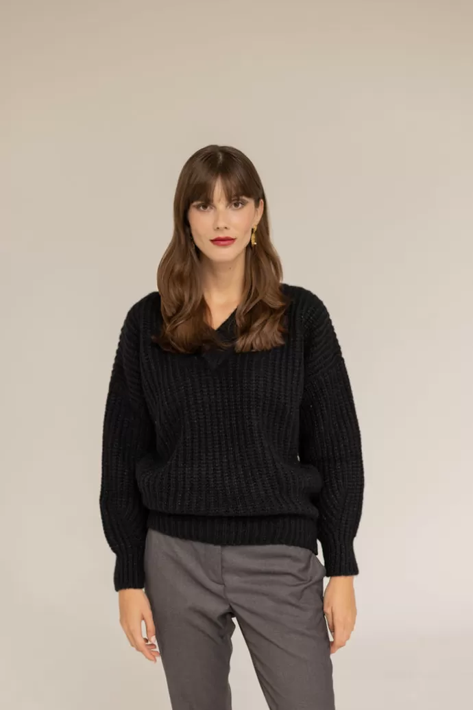 Enteliér Victoria Merino Sweater Black