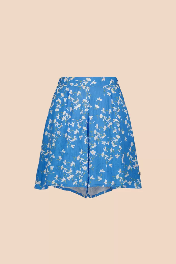 KAIKO Wide Leg Shorts Vanilla Garden