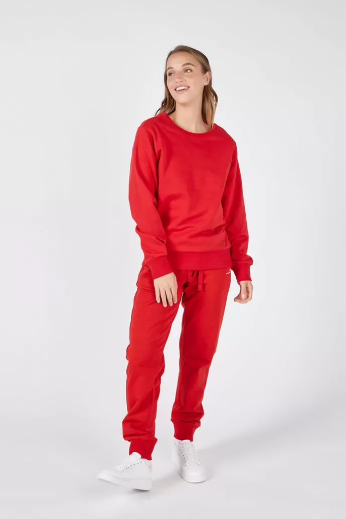 Best Sale Off With Nature Women'S Gauzy Joggers Red