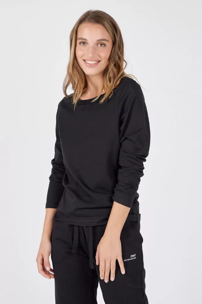 Best Sale Off With Nature Women'S Long Sleeve T-Shirt Black