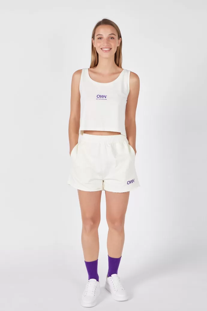 Off With Nature Women'S Plush Shorts Butter