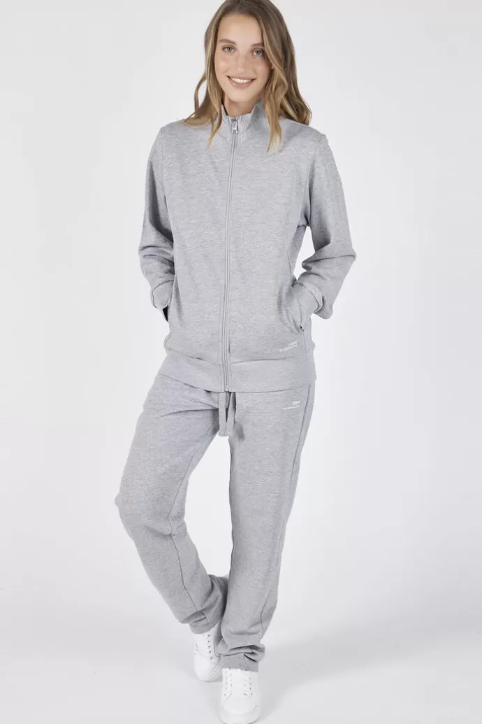 Off With Nature Women'S Sweatshirt With A Zipper Grey