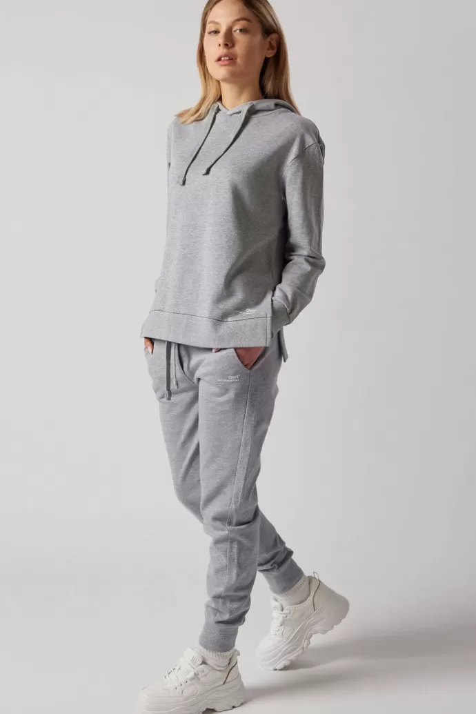 Off With Nature Women'S Sweatsuit Set With Slits Grey