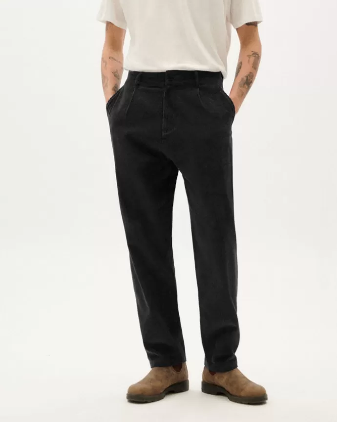 Fashion Thinking MU Wotan Corduroy Trousers Black