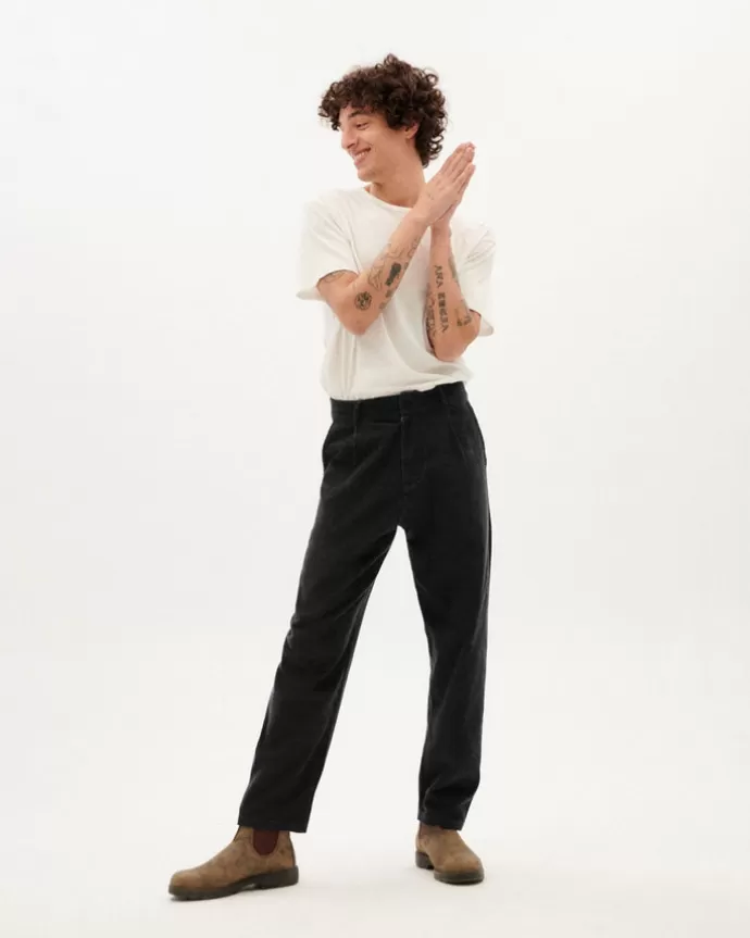 Fashion Thinking MU Wotan Corduroy Trousers Black