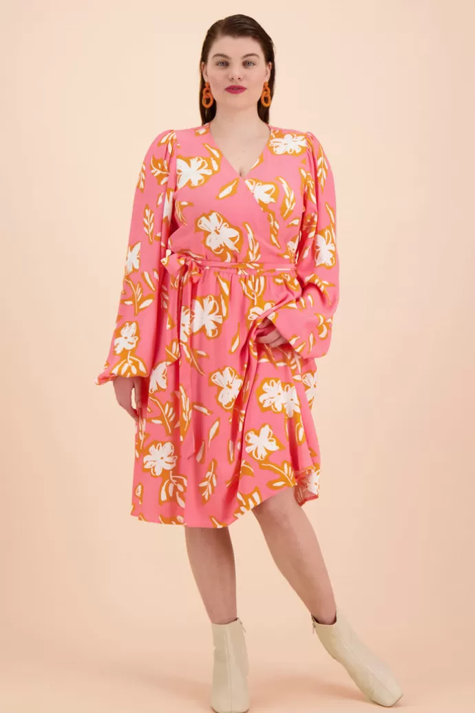 KAIKO Wrap Mini Dress Candy Floral