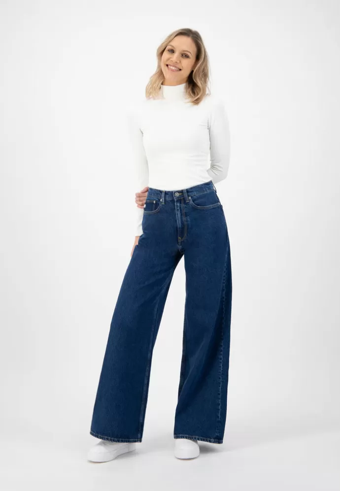 MUD Jeans Wyde Sara Farkut Stone Indigo