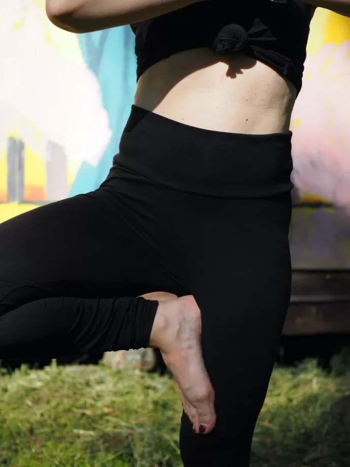 Cheap Cecilia Sörensen Yoga Leggingsit Musta