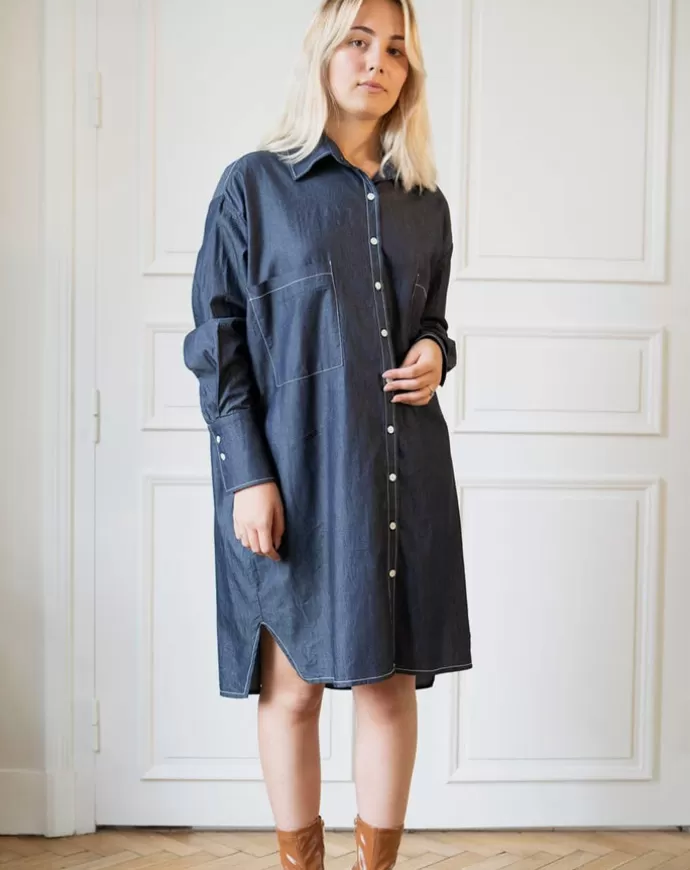 Aatise Zazum Shirt Dress Blue