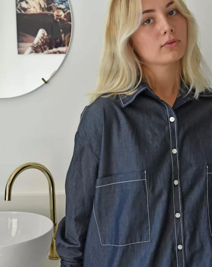 Aatise Zazum Shirt Dress Blue